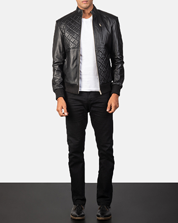 Lamarque leather jacket mens sale